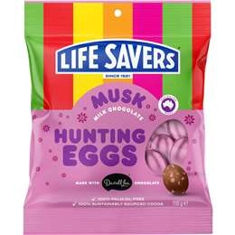 Life Savers Musk Milk Chocolate Hunting Eggs 110g