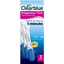 Clearblue Pregnancy Test, Rapid Detection 3 Pack