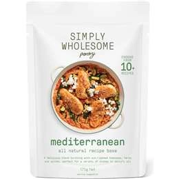 Simply Wholesome Pantry Mediterranean All Natural Recipe Base 175g