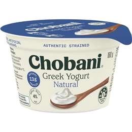 Chobani Greek Yogurt Natural  160g