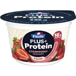 Pauls Plus Protein Strawberry Yoghurt 160g
