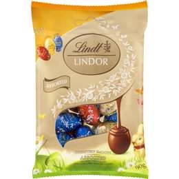 Lindt Lindor Easter Assorted Chocolate Eggs Bag 90g
