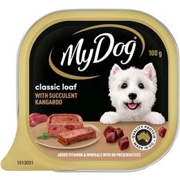 My Dog Tasty Kangaroo Loaf Classics Wet Dog Food Tray 100g