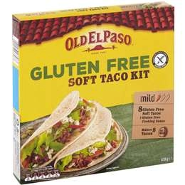 Old El Paso Gluten Free Soft Taco Kit Mexican Style 418g