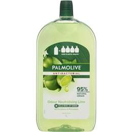 Palmolive Liquid Hand Wash Antibacterial Soap Lime Refill 1l