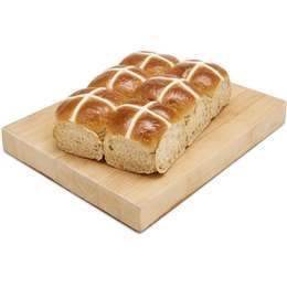 Woolworths Extra Soft Fruitless Hot Cross Buns 6 Pack