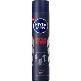 Nivea Men Everyday Active Aerosol Antiperspirant Deodorant 250ml