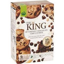 Woolworths The King Of Chunky Chocolate Chip Cookies 310g