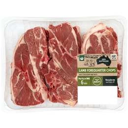 Woolworths Lamb Forequarter Chops 4 - 6 Pieces 800g - 1.3kg