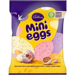 Cadbury Mini Eggs Easter Chocolate Egg Bag 125g