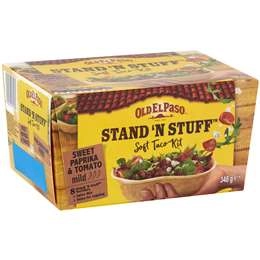 Old El Paso Stand 'n Stuff Soft Taco Kit Mexican Style 348g