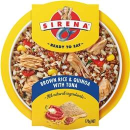 Sirena Brown Rice & Quinoa With Tuna  170g