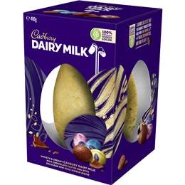 Cadbury Dairy Milk Chocolate Easter Egg Gift Box 400g