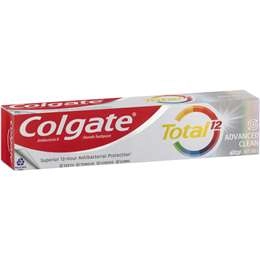 Colgate Antibacterial Toothpaste Total Advanced Clean 200g