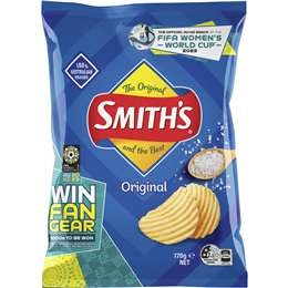 Smith's Crinkle Cut Potato Chips Original 170g