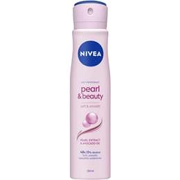 Nivea Pearl & Beauty Aerosol Antiperspirant Deodorant 250ml