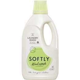 Softly Woolwash Laundry Wash Eucalyptus 1.25l