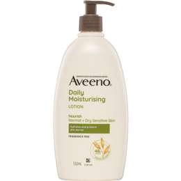 Aveeno Daily Moisturising Body Lotion Fragrance Free Sensitive Skin 532ml