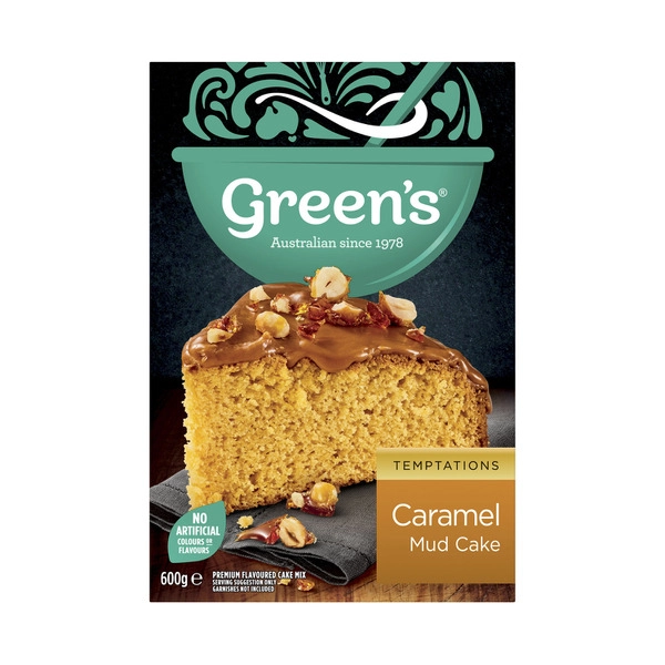 Green's Caramel Mud Cake 600g