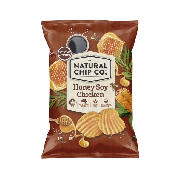 Natural Chip Co. Honey Soy Chicken Potato Chips 175g