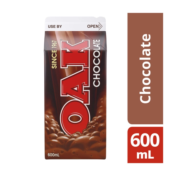 Oak Chocolate Flavoured Milk 600mL