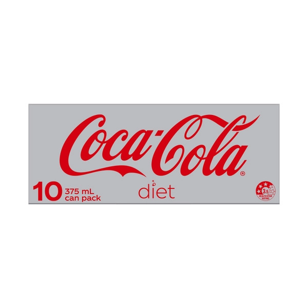 Coca-Cola Diet Coke Soft Drink Multipack Cans 10x375mL 10 pack