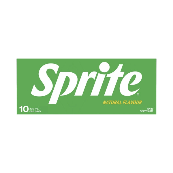 Sprite Lemonade Soft Drink 10x375mL 10 pack