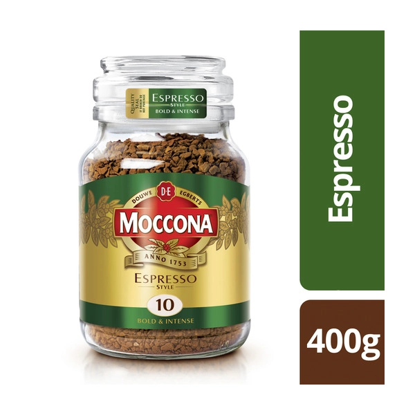 Moccona Espresso Style Bold & Intense Instant Coffee 400g