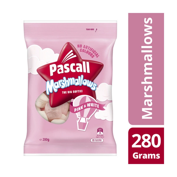 Pascall Pink and White Marshmallows 280g