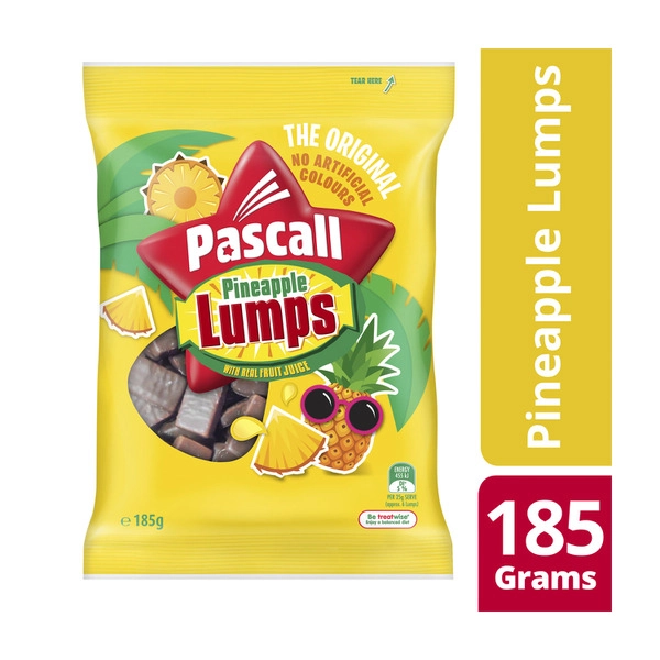 Pascall Pineapple Lumps Lollies 185g