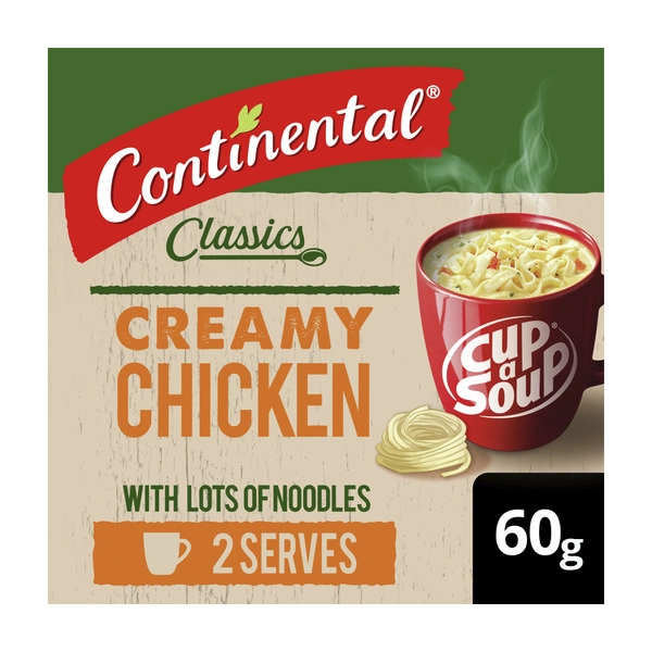 Continental Cup A Soup Creamy Chicken With Lots Of Noodles Serves 2 60g