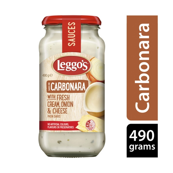 Leggo's Carbonara Pasta Sauce 490g