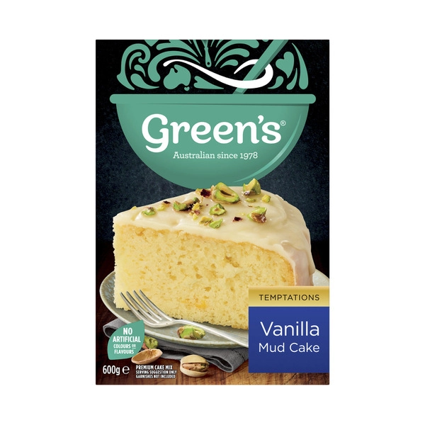 Green's Vanilla Mud Cake 600g