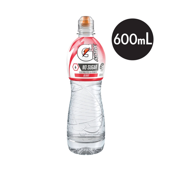 Gatorade G Active Sports Drinks Berry Water Electrolytes & Vitamins 600mL