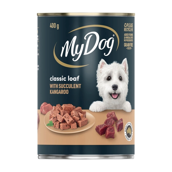 My Dog Classic Loaf With Succulent Kangaroo Can Wet Dog Food 400g