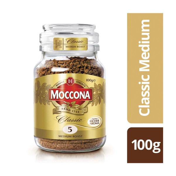 Moccona Classic Medium Roast Instant Coffee 100g
