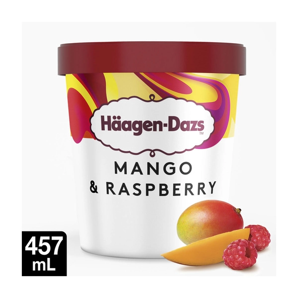 Haagen-Dazs Mango & Raspberry Ice Cream Tub 457mL