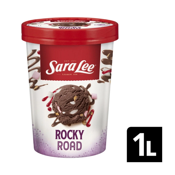 Sara Lee Rocky Road Ice Cream 1L