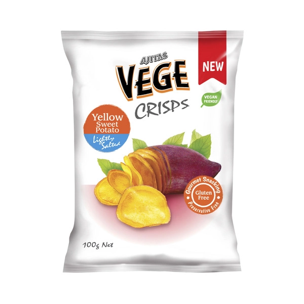 Vege Chips Deli Crisps Yellow Sweet Potato 100g