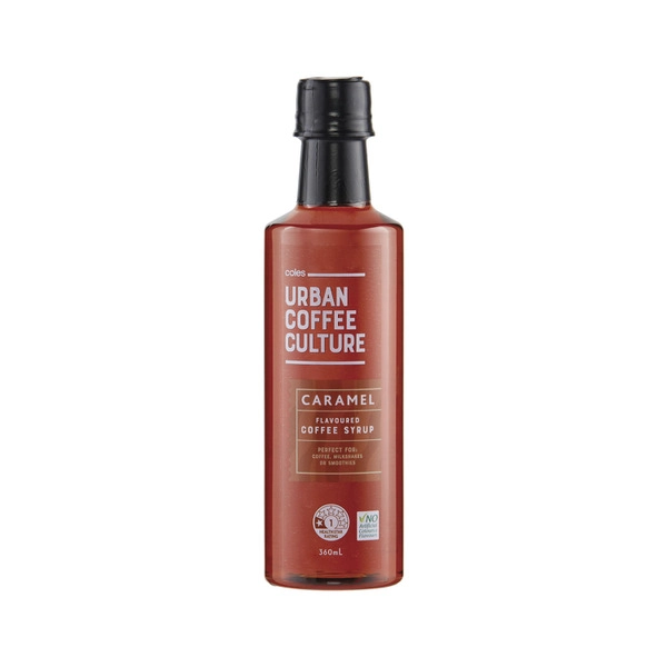Coles Urban Coffee Culture Syrup Caramel 360mL