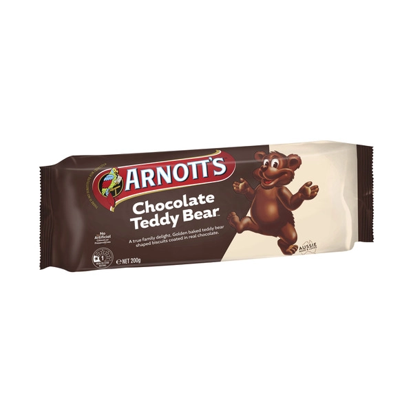 Arnott's Chocolate Coated Teddy Bear Biscuits  200g