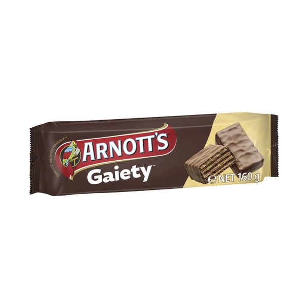 Arnott's Gaiety Chocolate Biscuits 160g