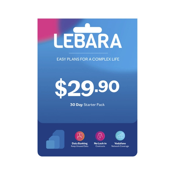 Lebara Starter Kit M $29.90 1 each