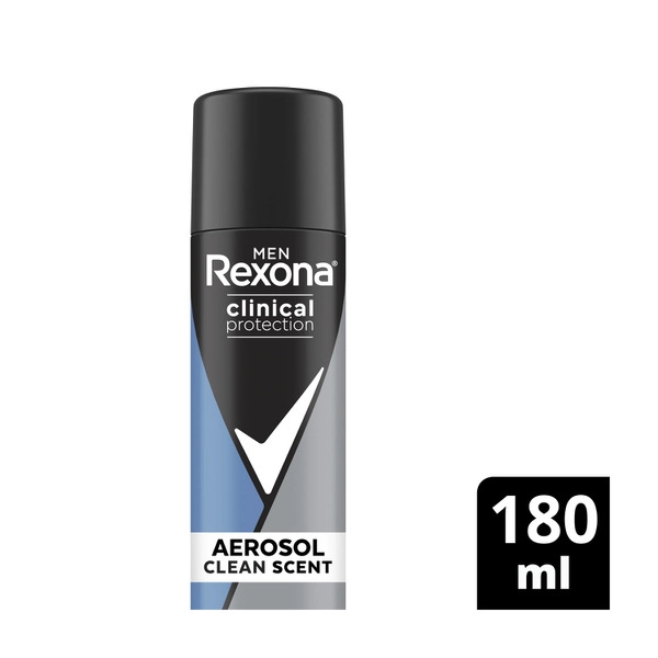 Rexona Antiperspirant Men Clinical Protection Clean Scent 180mL