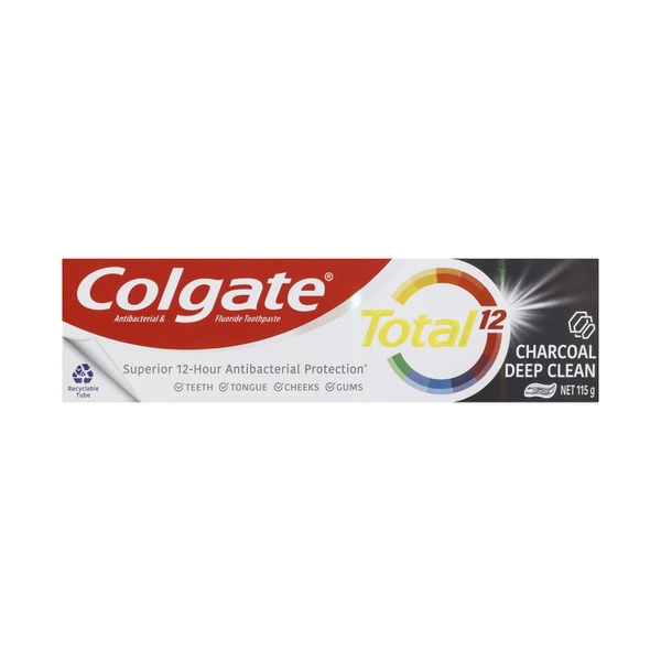 Colgate Total Charcoal Deep Clean Multi Benefit Toothpaste 115g