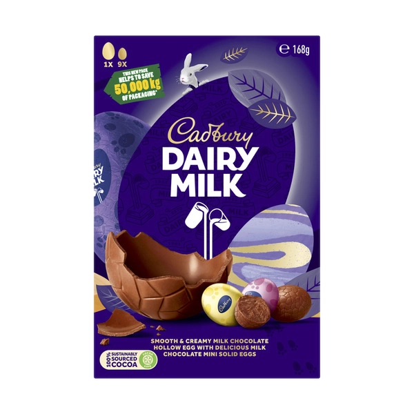 Cadbury Dairy Milk Chocolate Easter Gift Box 168g