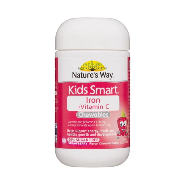 Nature's Way Kids Smart Iron Chewables 50 pack