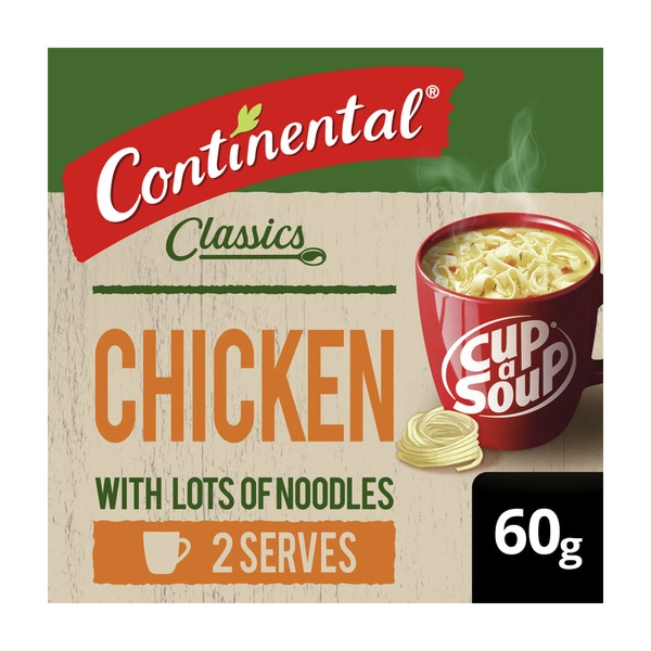 Continental Cup A Soup Chicken With Lots of Noodles Serves 2 60g