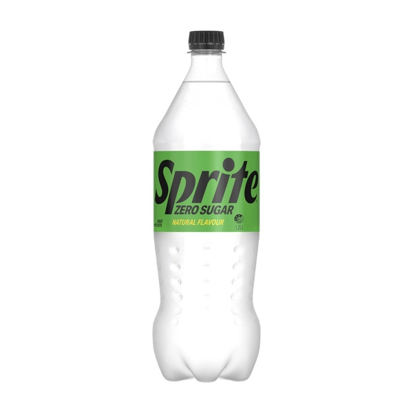 Sprite Zero Sugar Lemonade Soft Drink Bottle  1.25L
