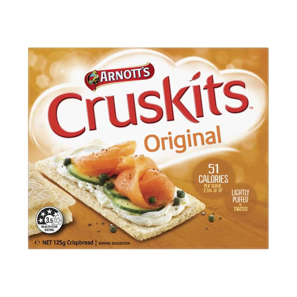 Arnott's Cruskits Original Crispbread 125g